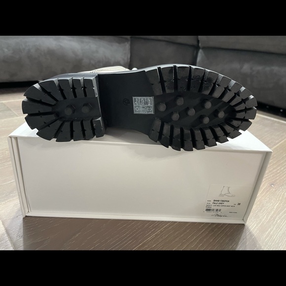 - 3:1 Phillip Lim Hayett pearls lug sole zipper boot with pearls. Sz 38 - Picture 9 of 10